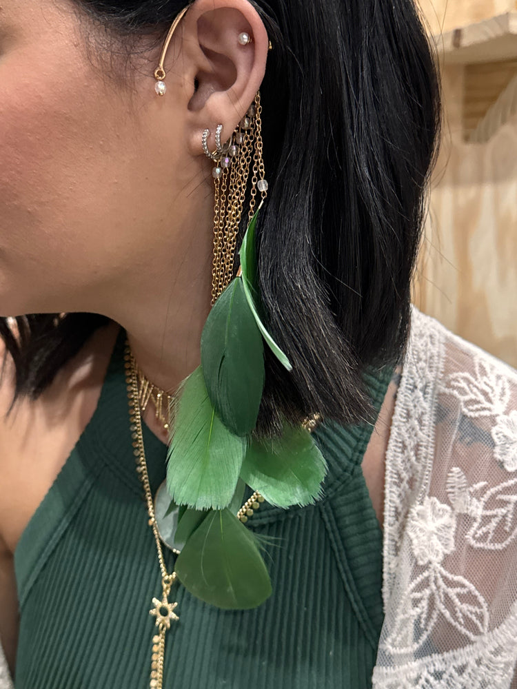 BOHO FEATHER CUFF