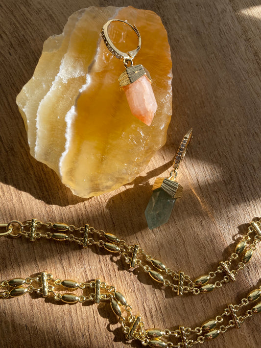 GEMSTONE EARRINGS