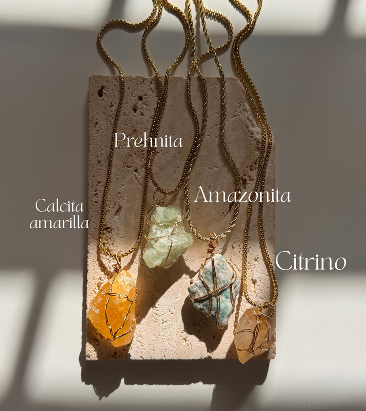 ROUGH MINERALS NECKLACE